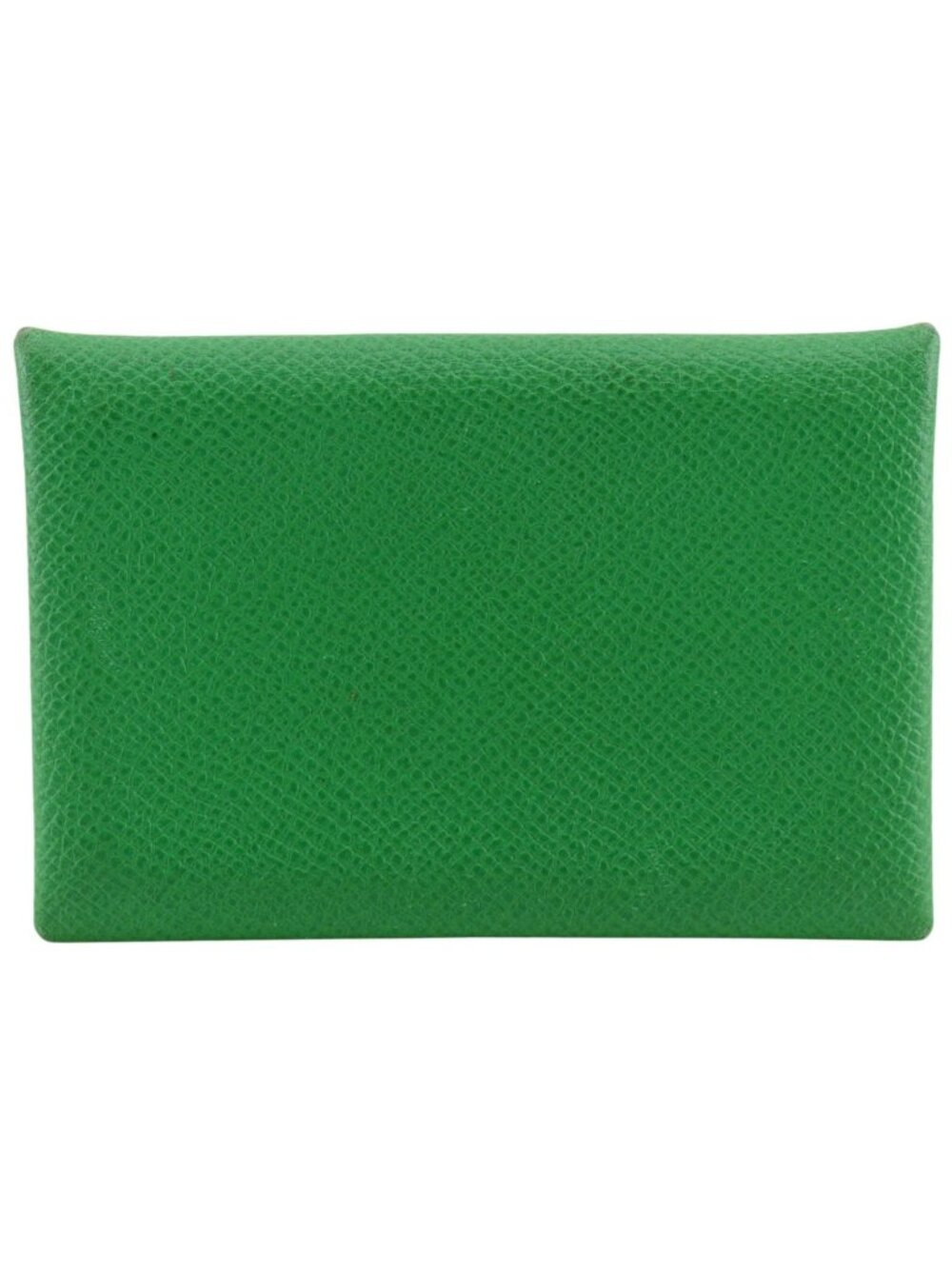 Hermes Calvi Veau Epsom Green B Card Case